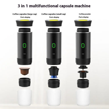 Electric Grinder Coffee Travel Handy 3 In1 Espresso